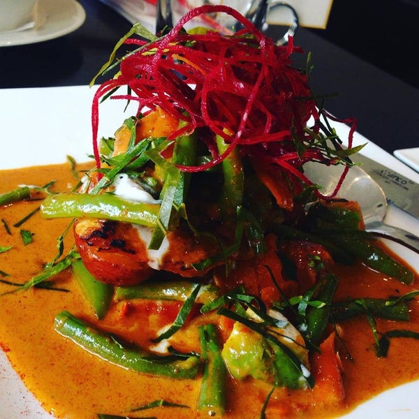 Ask about daily specials. The Chef is always creating new and delicious specials that randomly change from time to time. Padang Curry Scottish Salmon so good!