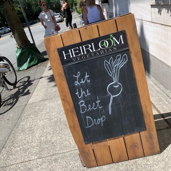 Foto diambil di Heirloom Vegetarian Restaurant oleh Casey L. pada 7/21/2019