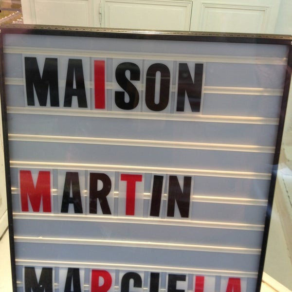 Photo taken at Maison Margiela by ViaComIT on 2/25/2013