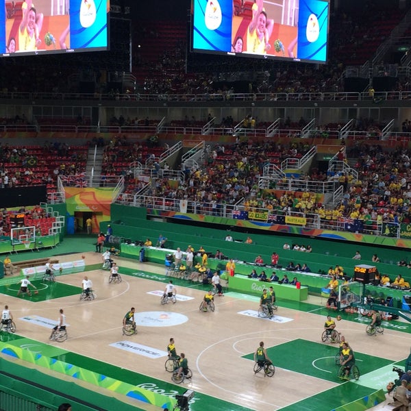 Photo taken at Rio Olympic Arena by Bárbara on 9/17/2016