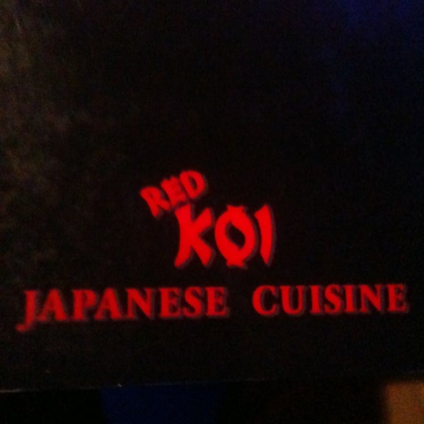Photo taken at Red Koi Japanese Cuisine by Ben R. on 3/25/2013