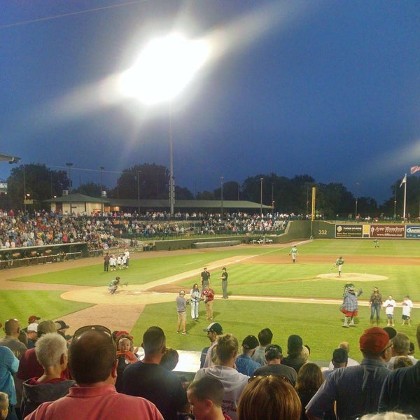 Photo taken at Dow Diamond by Andrew S. on 8/23/2015