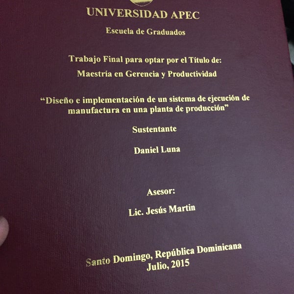 Foto tirada no(a) Universidad APEC (UNAPEC) por Daniel L. em 8/17/2015