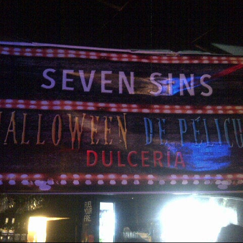 Photo taken at Seven Sins Bar by Gerardo F. on 11/4/2012