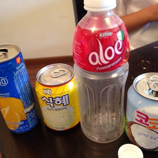 Las bebidas coreanas están deliciosas y la comida más aún.