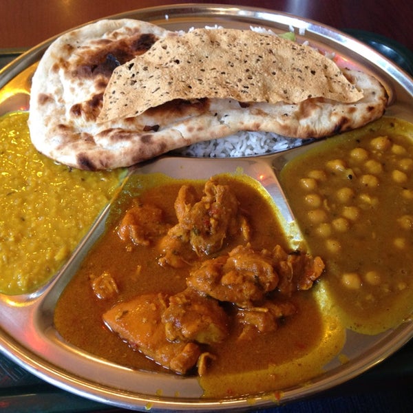 Das Foto wurde bei Thali Cuisine Indienne von Yuri T. am 7/24/2013 aufgenommen