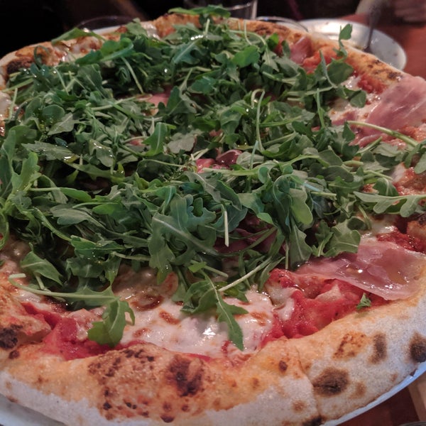 Photo taken at Boskos Pasta &amp; Pizzeria by Monica on 6/22/2019