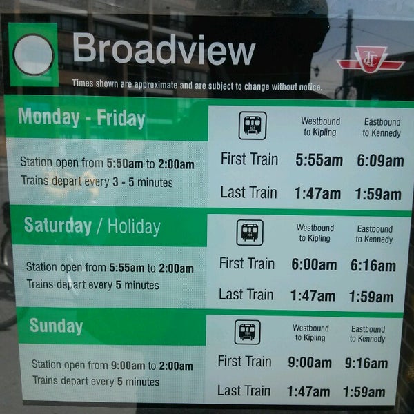 Photos at Broadview Subway Station Metro Station in Riverdale