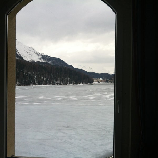 Photo taken at Hotel Waldhaus am See by marco p. on 4/22/2013