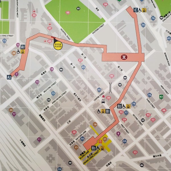 Sai Ying Pun Mtr Map Photos At Mtr Sai Ying Pun Station
