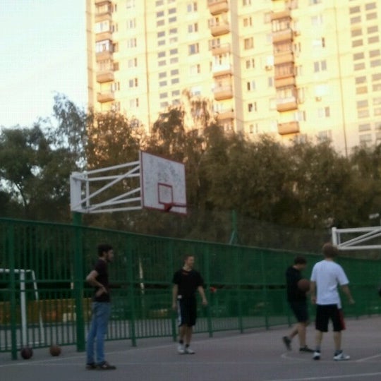 Лианозовский парк волейбольная и баскетбольные площадки