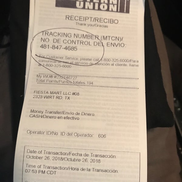formato pintor En segundo lugar western union recibo de dinero centavo