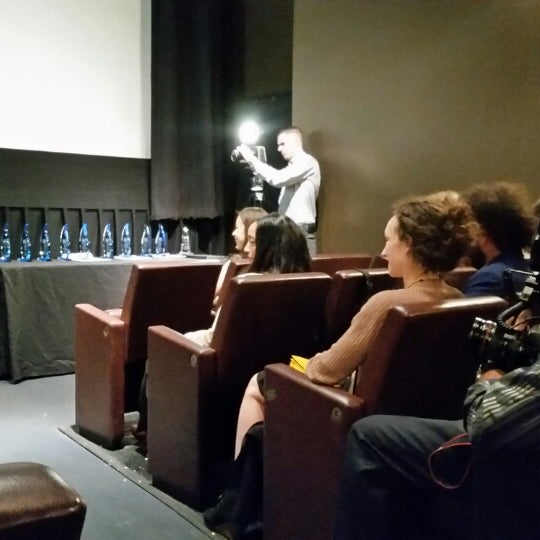Photo taken at The Varick Room at TriBeCa Cinemas by Volga C. on 5/19/2014