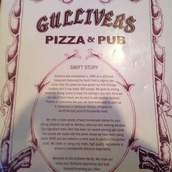 Снимок сделан в Gulliver&#39;s Pizza &amp; Pub пользователем Ralph P. 6/18/2013