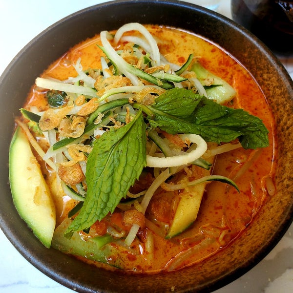Laksa is as authentic as it gets. So good! The outdoor space is great for social distancing as well