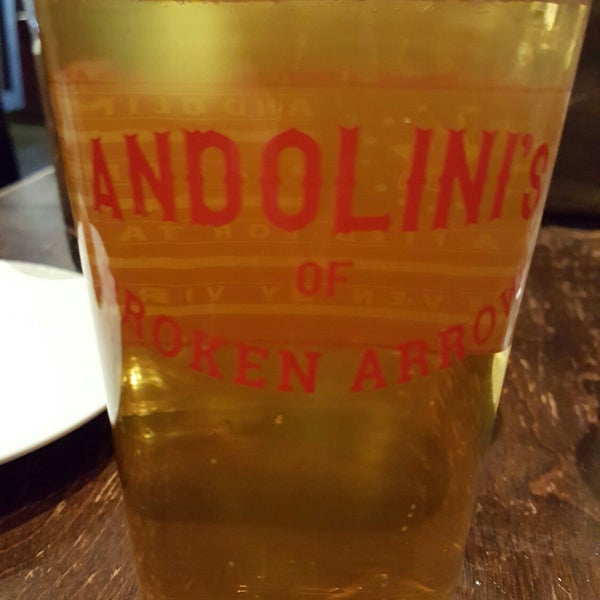 Photo taken at Andolini&#39;s Pizzeria Broken Arrow by Jerry S. on 4/28/2018