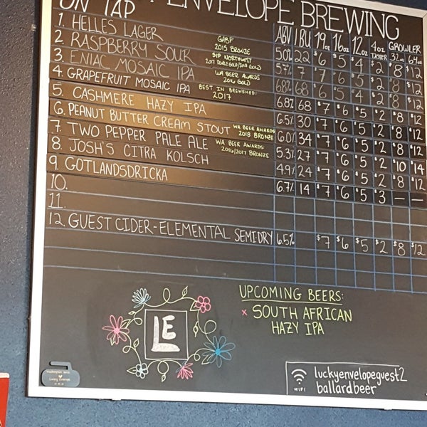 Photo taken at Lucky Envelope Brewing by Jerry S. on 6/7/2019
