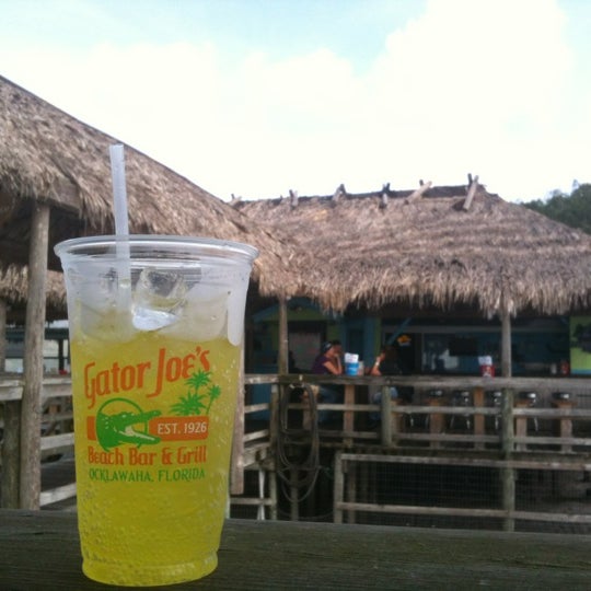 Photo taken at Gator Joe&#39;s Beach Bar &amp; Grill by Todd Y. on 9/29/2012