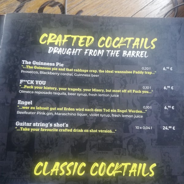 Interessante Cocktail Namen.