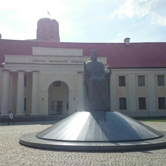Photo taken at Monument to King Mindaugas by Živilė A. on 6/28/2016