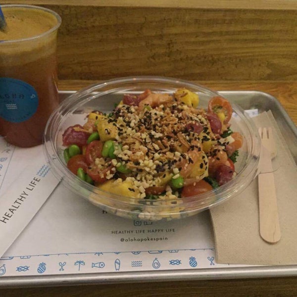 I'd never had poke before, but I'm really glad I tried it! Absolutely loved the food, it was so flavorsome, healthy and fresh.