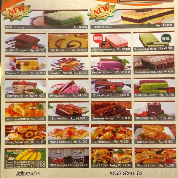 Amanda Brownies Kukus Toko Roti di Surabaya