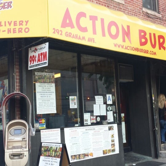Photo taken at Action Burger by Christian T. on 9/11/2013