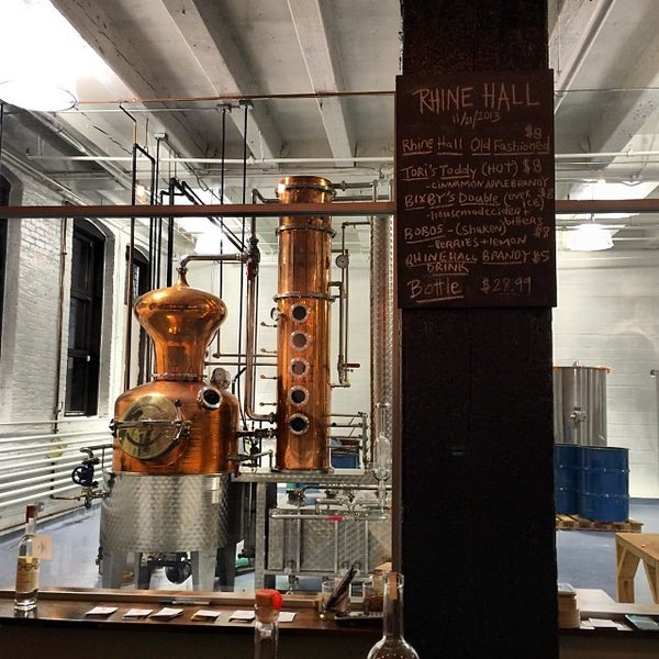 Photo taken at Rhine Hall Distillery by Jay Z. on 11/23/2013