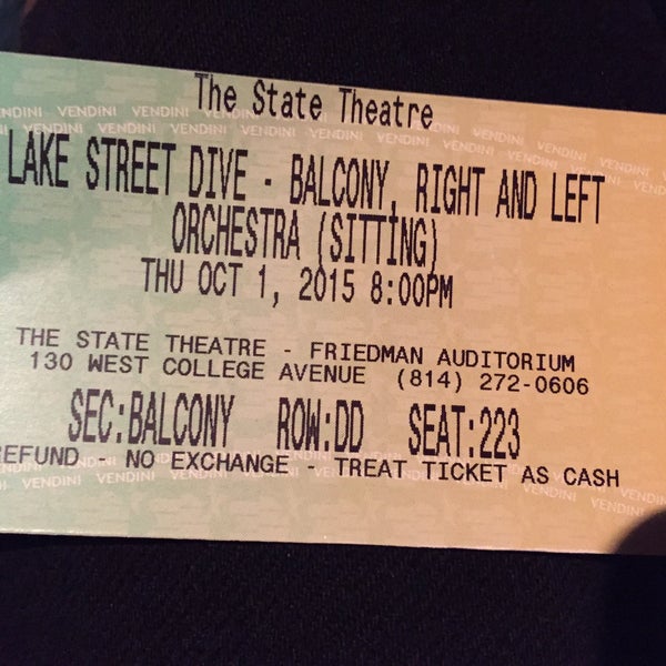 Foto diambil di The State Theatre oleh Larry F. pada 10/1/2015