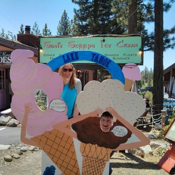Photo taken at Susie&#39;s Scoops Ice Cream &amp; Frozen Yogurt by Pierce D. on 7/14/2014