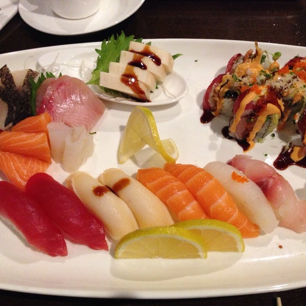 Photo taken at Ginza Japanese Cuisine &amp; Hibachi by Jean Y. on 3/23/2014