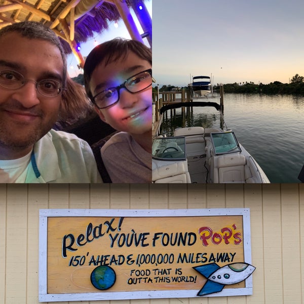 Photo taken at Pop&#39;s Sunset Grill by Abhay S. on 10/13/2019