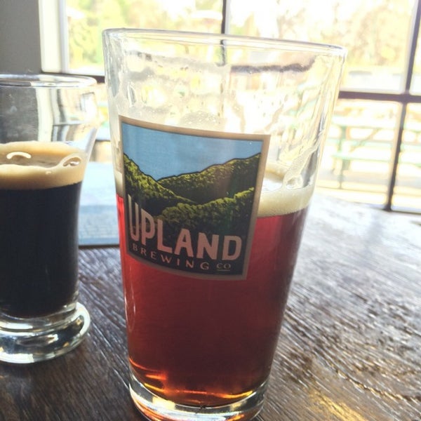Photo taken at Upland Brewing Company Brewery &amp; Tasting Room by Daniel S. on 11/7/2015