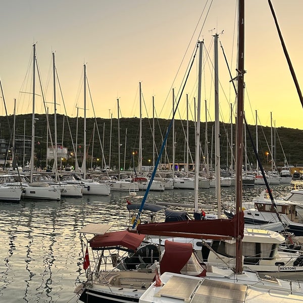 Photo taken at Teos Marina by Ege Ç. on 8/30/2023