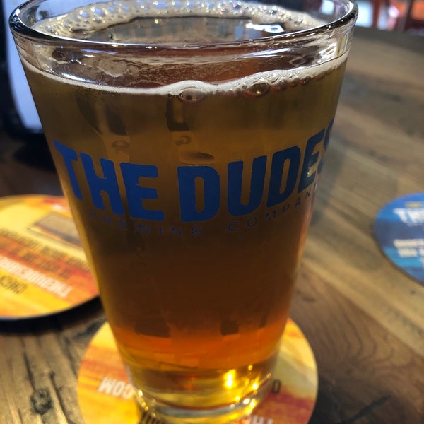 Photo taken at The Dudes&#39; Brewing Company by Michelle H. on 3/30/2019