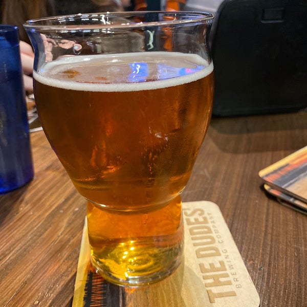 Photo taken at The Dudes&#39; Brewing Company by Michelle H. on 10/12/2019