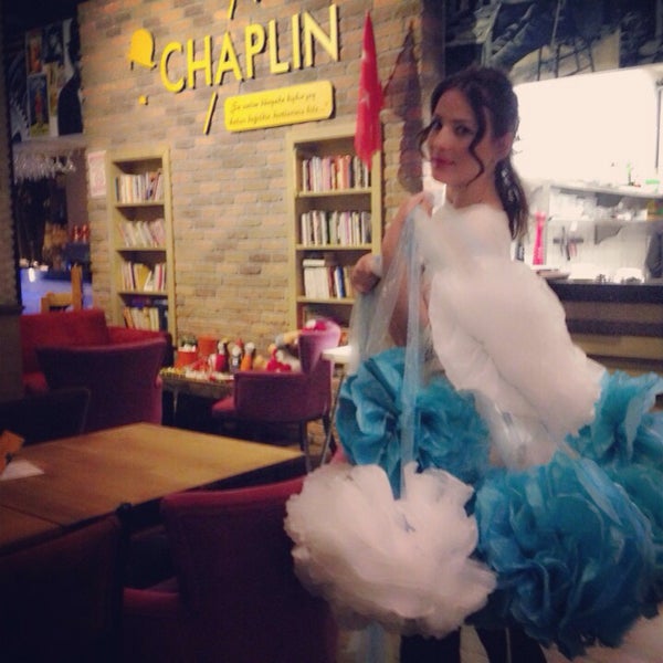 Photo taken at Chaplin Cafe &amp; Restaurant by SeVc🅰N D. on 2/5/2015