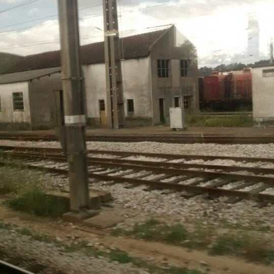 Photo taken at Estação Ferroviária da Pampilhosa by Tiago F. on 4/23/2014