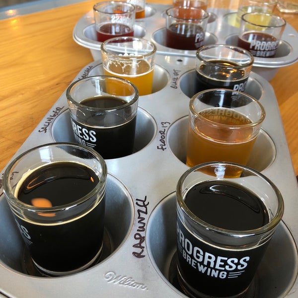 Photo taken at Progress Brewing by Frank S. on 5/27/2018