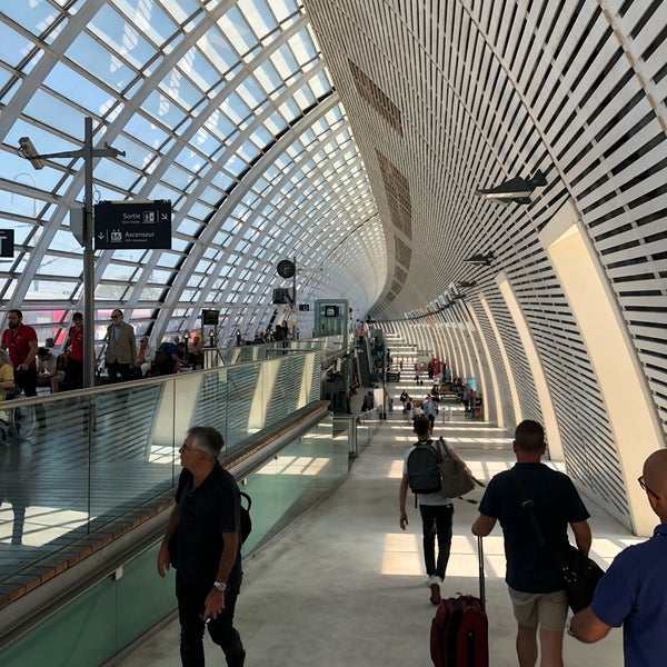 Photo taken at Avignon TGV Railway Station by Scott R. on 9/4/2019