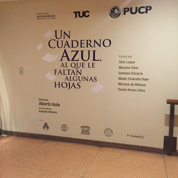 Photo taken at Centro Cultural PUCP by Nicolás M. on 12/1/2015