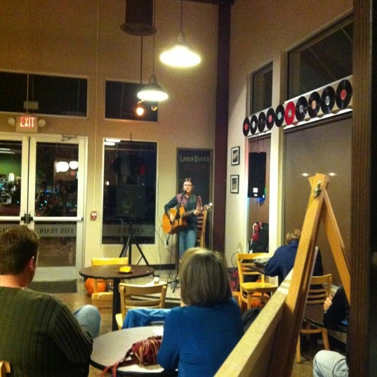 Photo taken at Roots Coffeehouse by Ryan G. on 11/17/2012