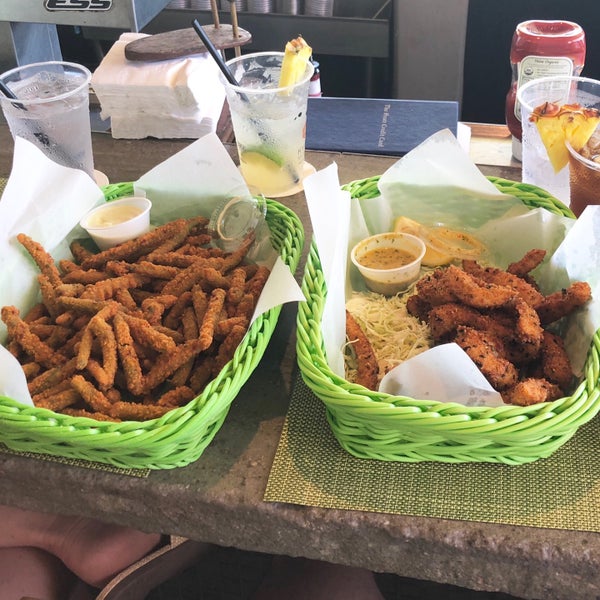 Green Bean Fries and Calamari Strips were awesome. Huge portions!