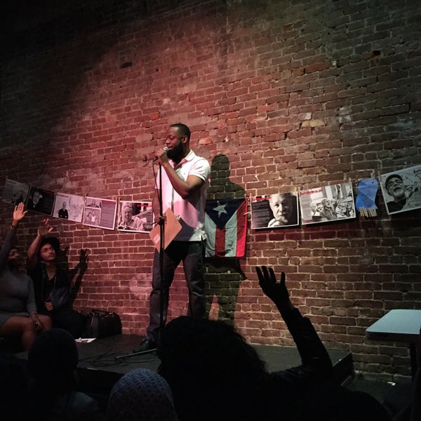 Photo taken at Nuyorican Poets Cafe by Jo T. on 10/17/2015