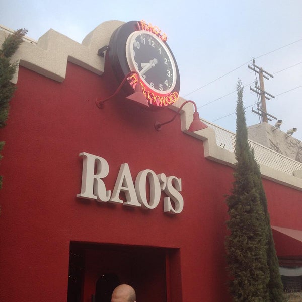 Photo taken at Rao&#39;s Hollywood by Chris on 7/6/2015