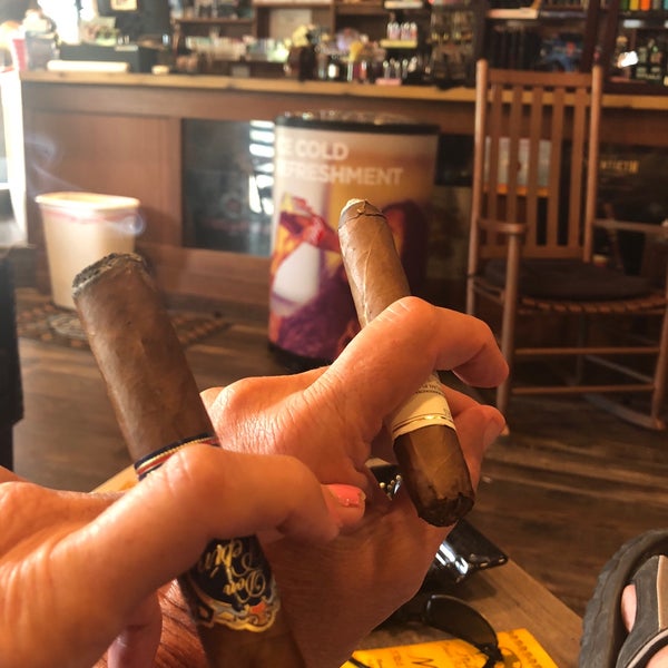 Photo taken at Key West Cigar Club &amp; Smoke Shop by Mark W. on 10/28/2018