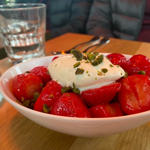 This new incarnation is great - classic bistro fare, large terrace, great value for money. Asparagus soup was so tasty and get the strawberries for dessert.