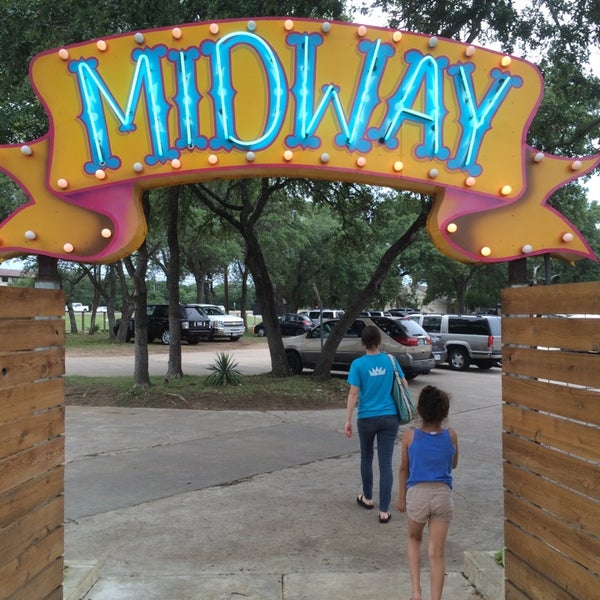Photo taken at The Midway Food Park by Weird C. on 5/25/2014