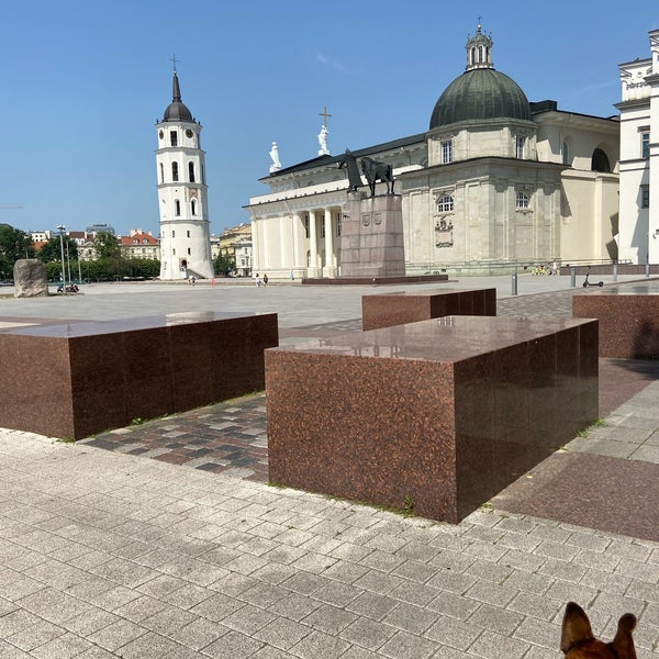 Photo taken at Great Duke Gediminas monument by pow on 6/24/2021