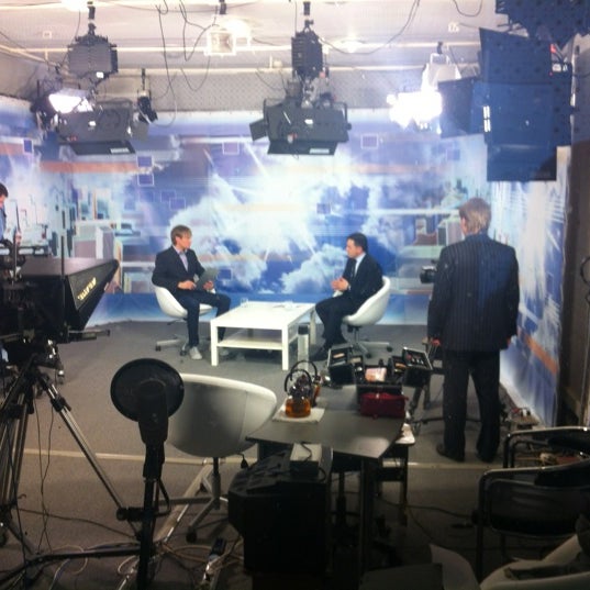 Photo taken at Телеканал «Королёв ТВ» by Elena S. on 3/18/2013